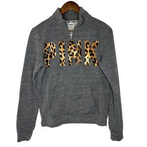 PINK Victoria's Secret Gray Leopard Print Women's Jacket